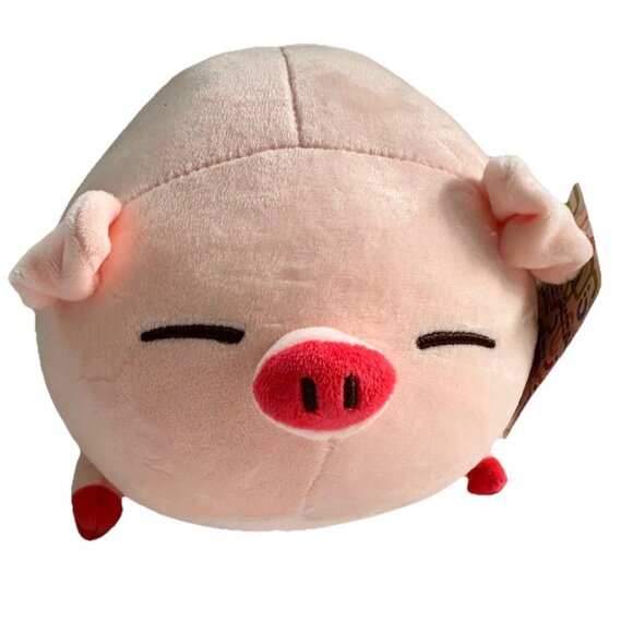 Quirky Plump Sleepy Pig Plush Stuffed Animal (JHWH) Japanese Plushie - Picture 1 of 7